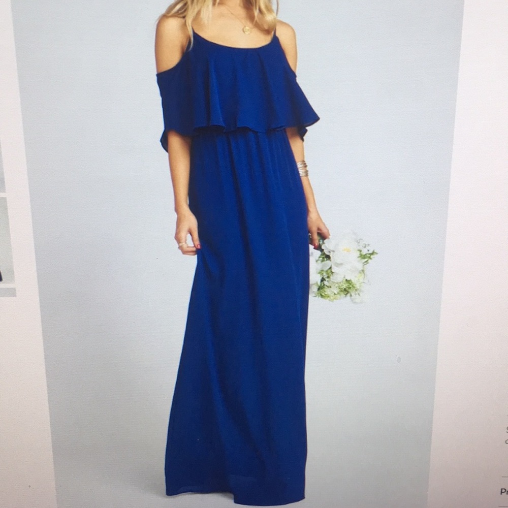 Caitlin Ruffle Maxi Dress